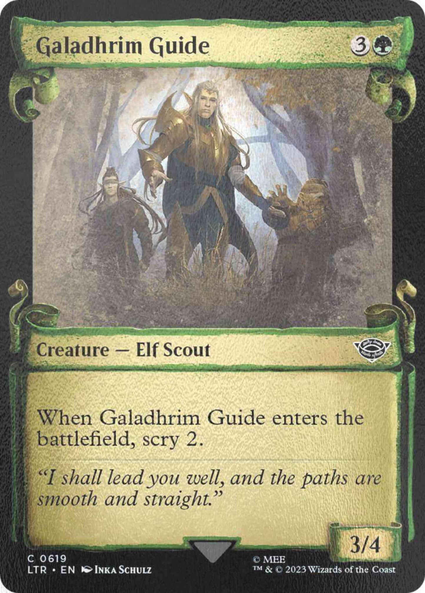 Galadhrim Guide [619] [Scrolls Showcase] [The Lord of the Rings: Tales of Middle-earth] [Silver Foil]
