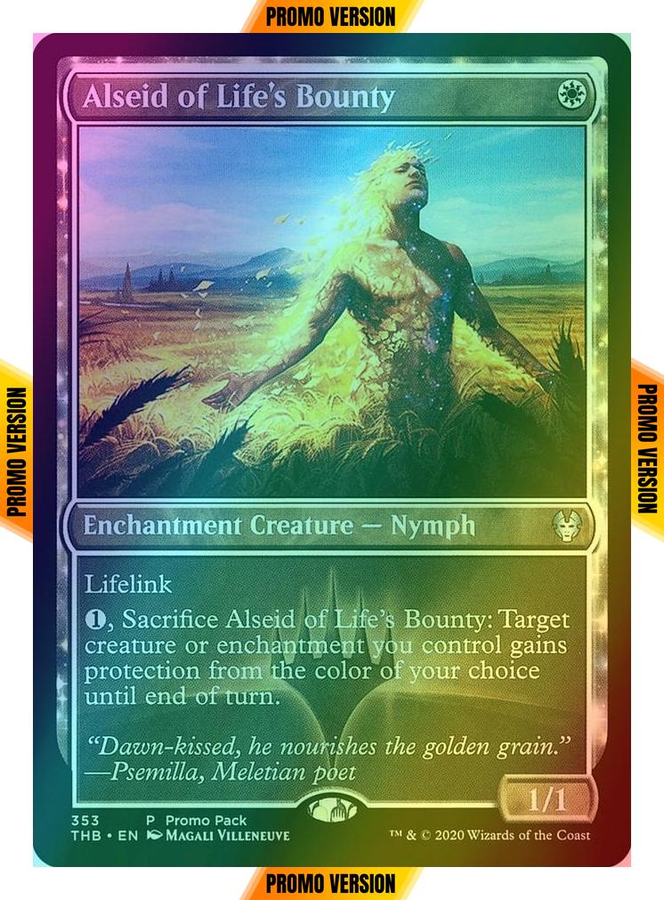 Alseid of Life's Bounty [353] [Dark Frame Promo Pack] [Theros Beyond Death] [Foil]