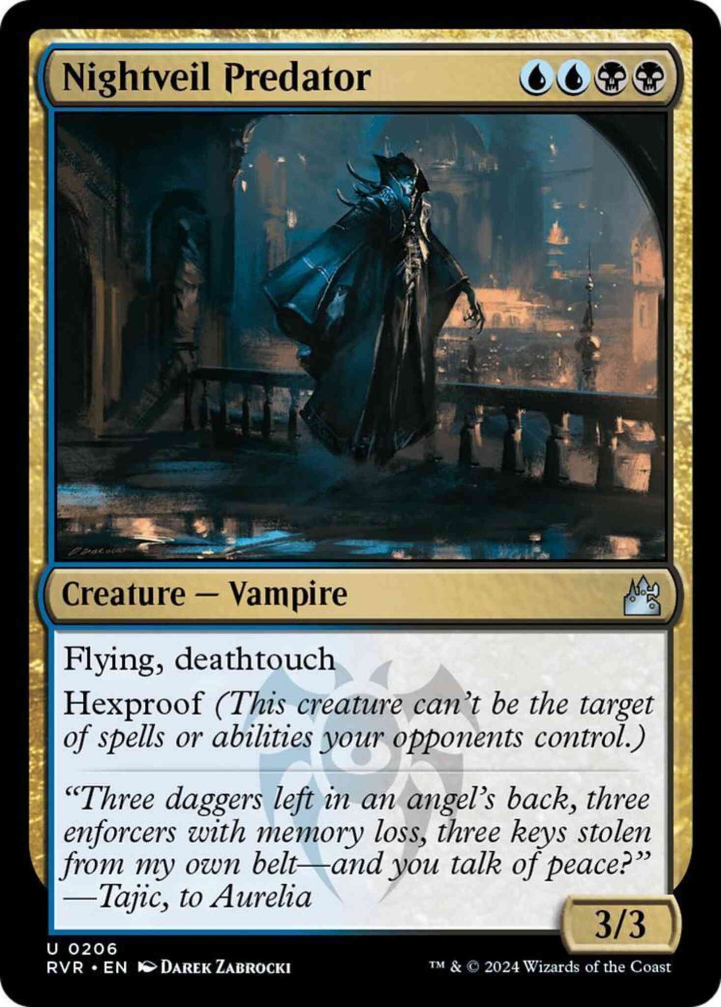 Nightveil Predator [206] [Ravnica Remastered] [Non-Foil]