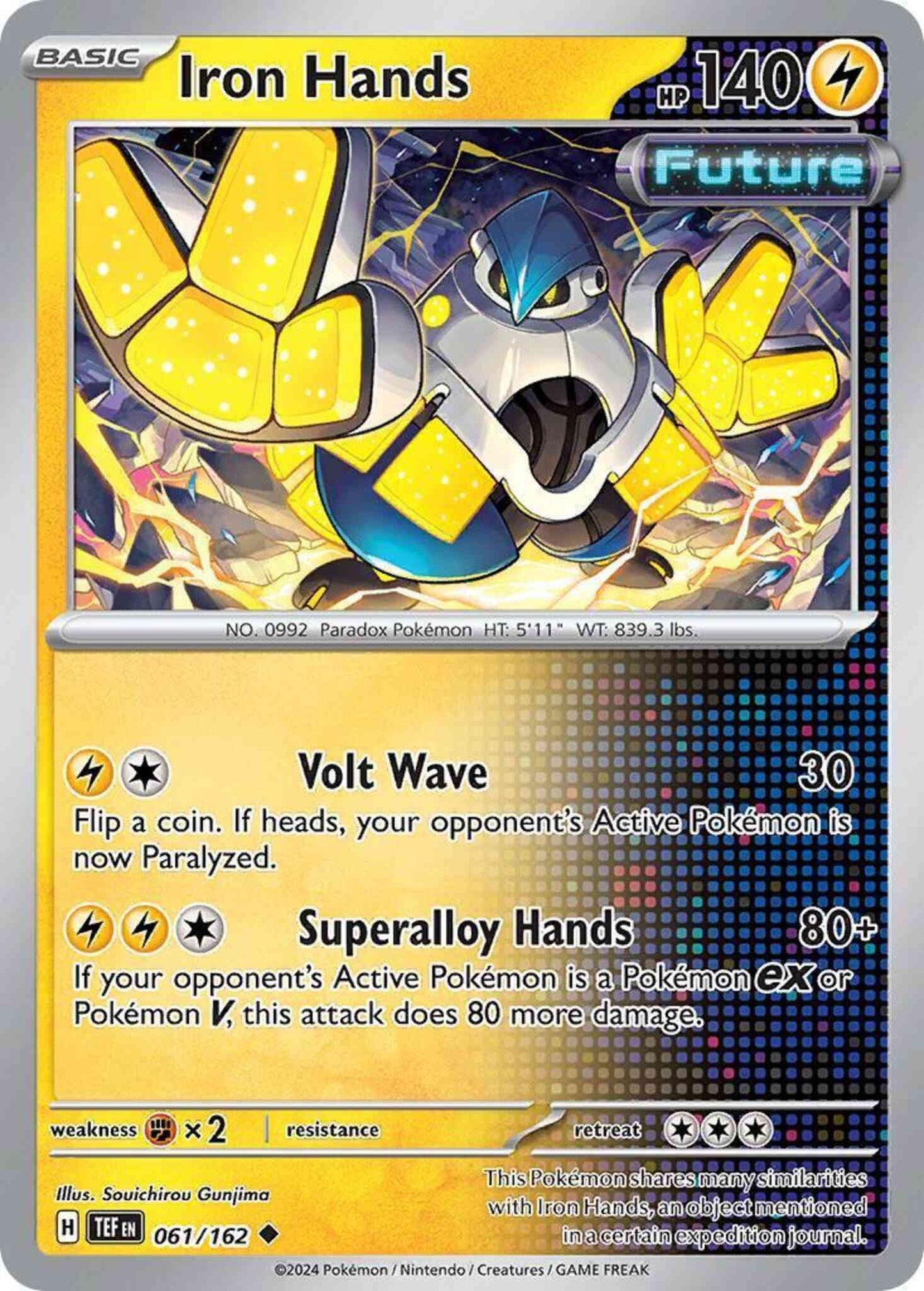 Iron Hands - 061/162 - Uncommon [sv05-061] [Non-Holo]