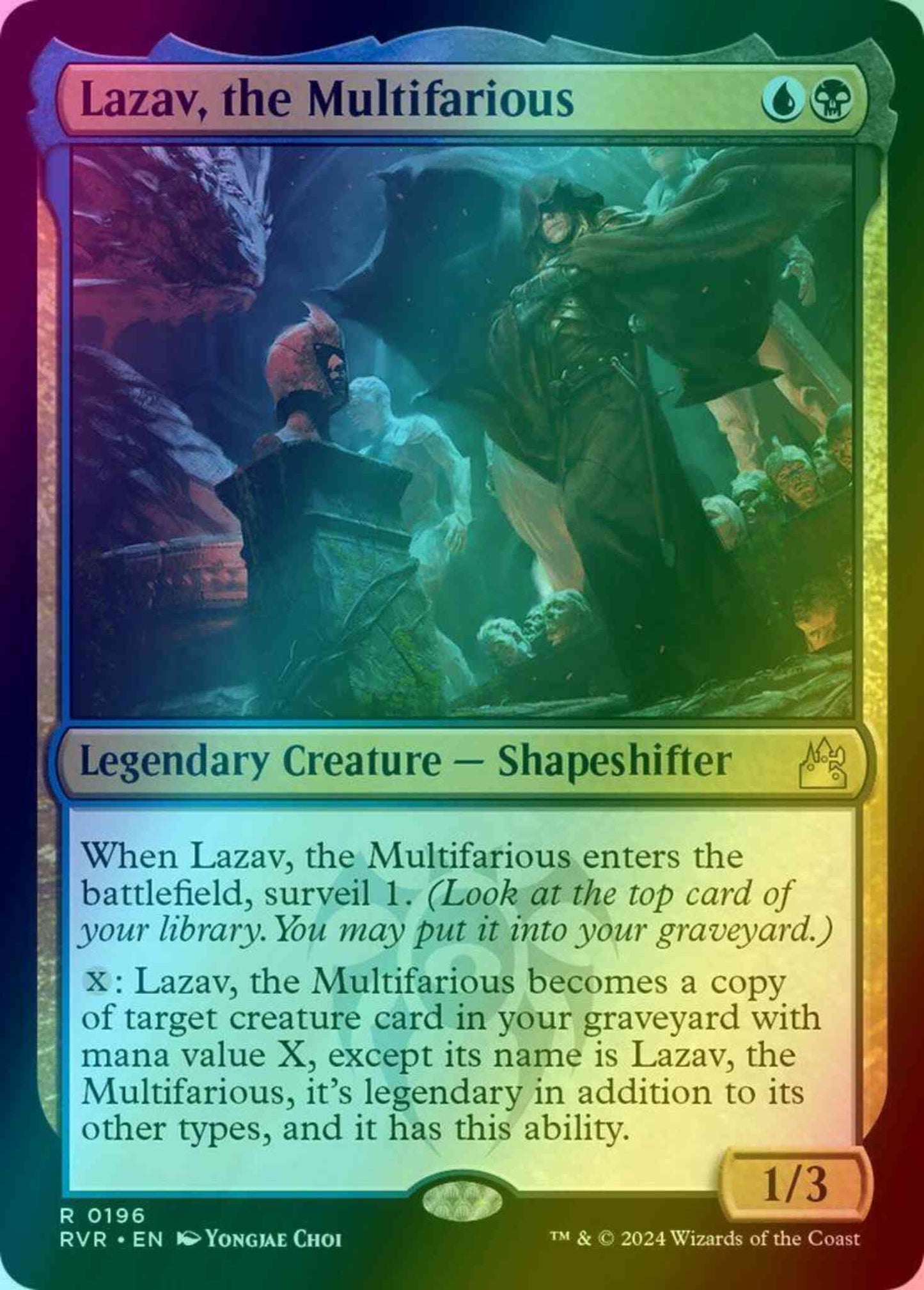 Lazav, the Multifarious [196] [Ravnica Remastered] [Foil]