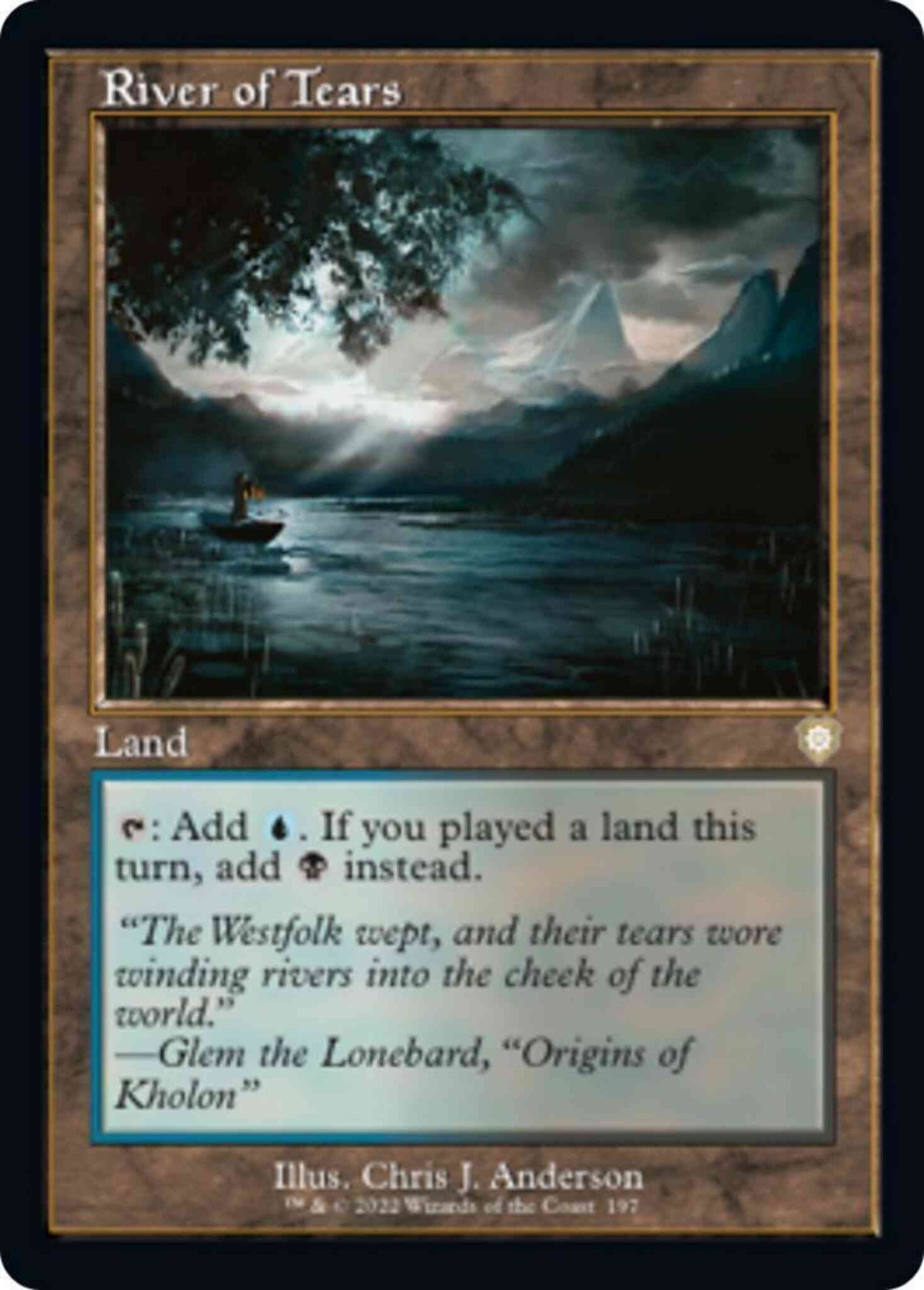 River of Tears [197] [Retro Frame] [The Brothers' War: Commander] [Non-Foil]