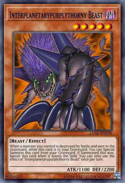 Interplanetarypurplythorny Beast - MP14-EN246 - Common - 1st Edition