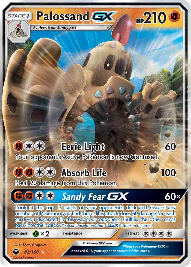 Palossand-GX - 82/168 - Rare Holo GX [sm7-82] [Ultra]