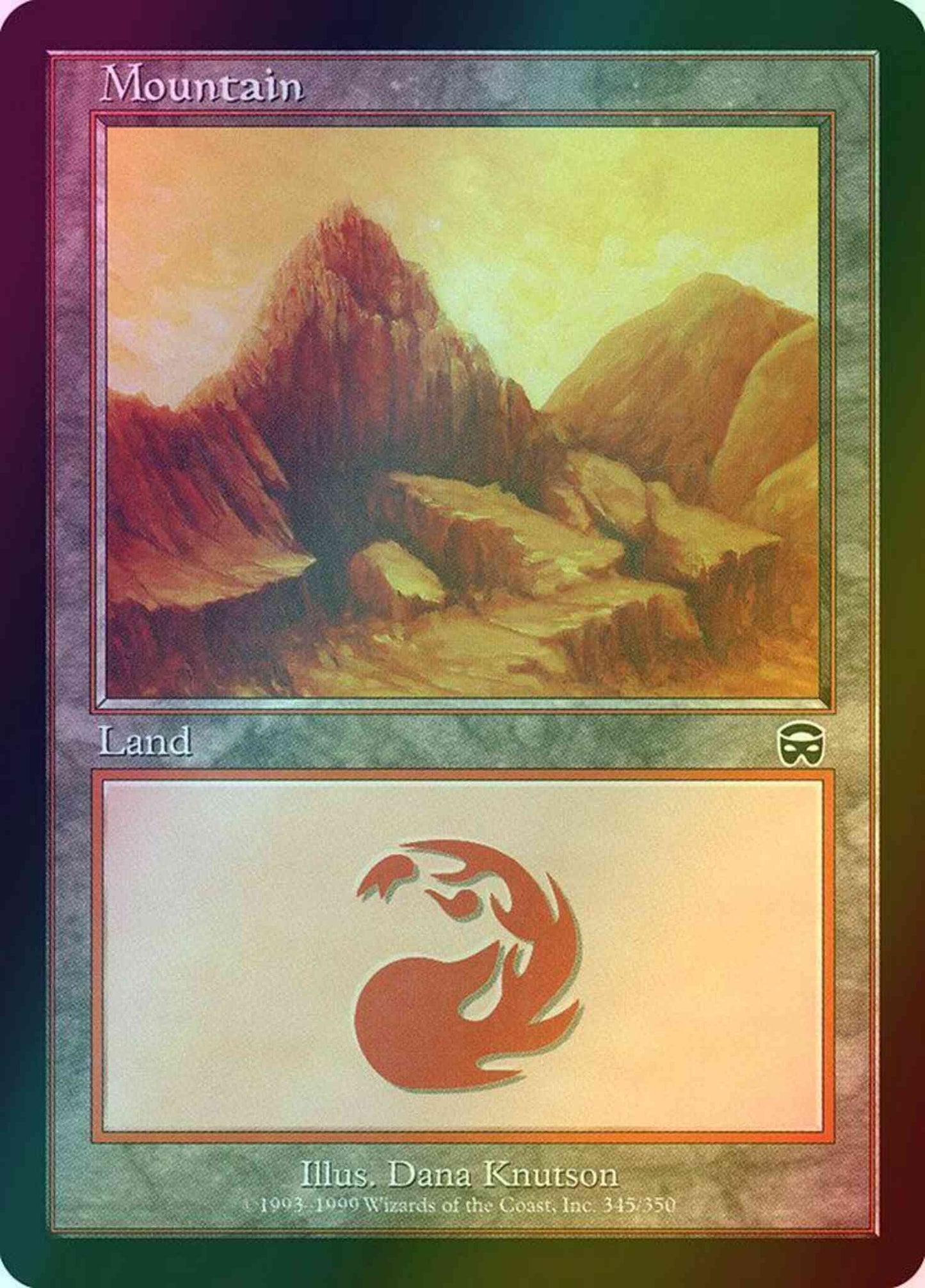 Mountain [345] [Mercadian Masques] [Foil]