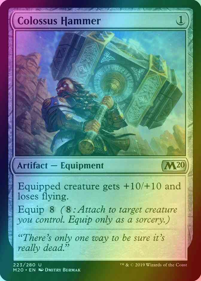 Colossus Hammer [223] [Core Set 2020] [Foil]