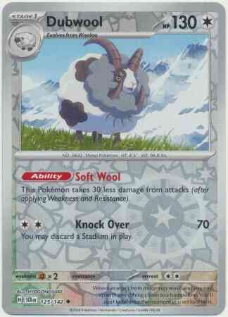 Dubwool - 125/142 - Uncommon [sv07-125] [Reverse Holo]