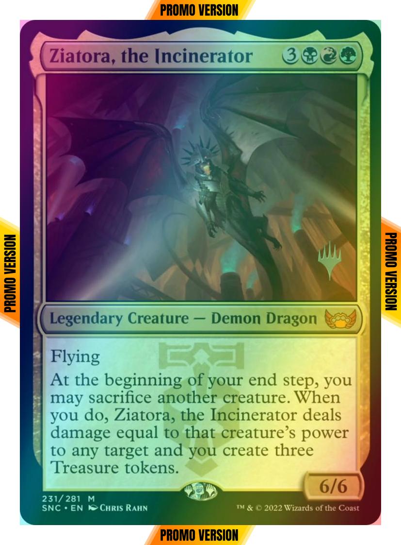 Ziatora, the Incinerator [Promo Pack] [231p] [Streets of New Capenna: Promos] [Foil]