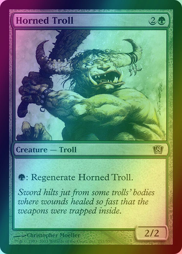 Horned Troll [257x] [Eighth Edition] [Foil]