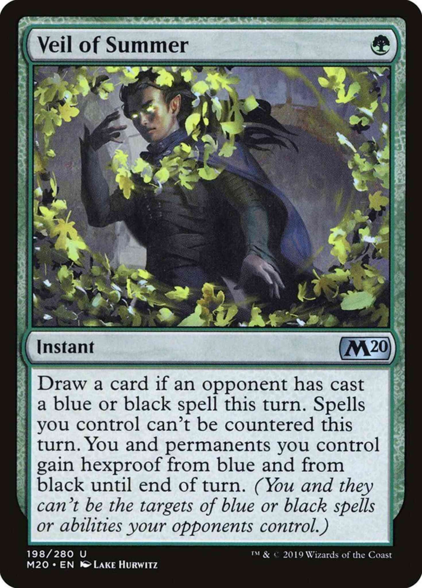 Veil of Summer [198] [Core Set 2020] [Non-Foil]