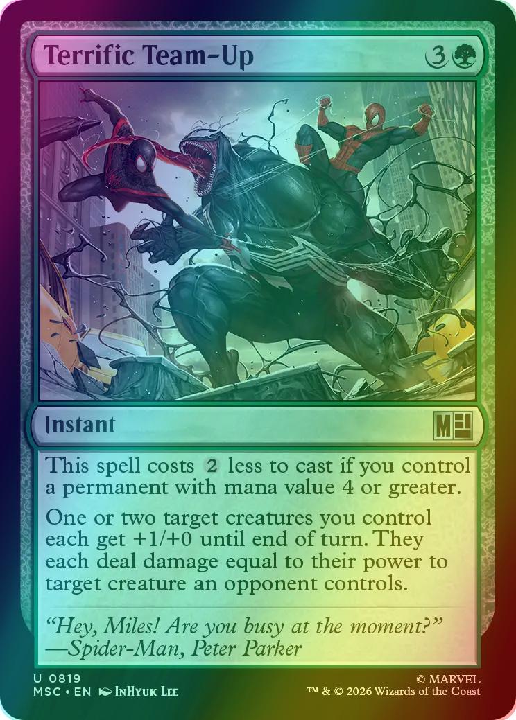 Terrific Team-Up [819] [Jumpstart] [Marvel Super Heroes: Commander] [Foil]