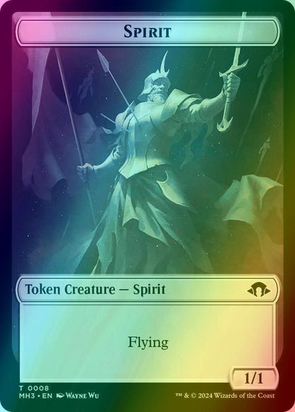 Servo Token (33) // Spirit Token (08) [Modern Horizons 3: Tokens] [Foil]