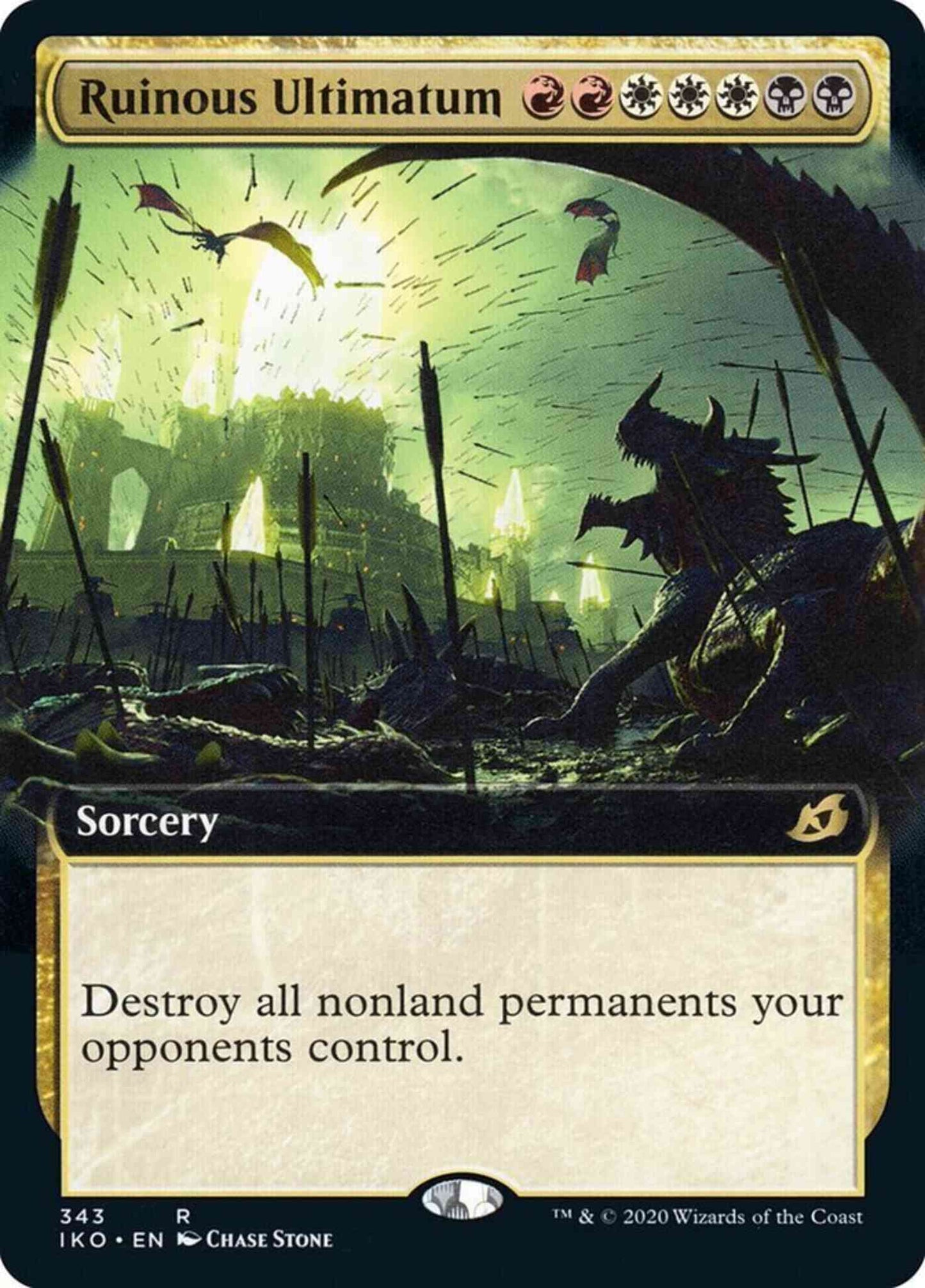 Ruinous Ultimatum [343] [Extended Art] [Ikoria: Lair of Behemoths] [Non-Foil]