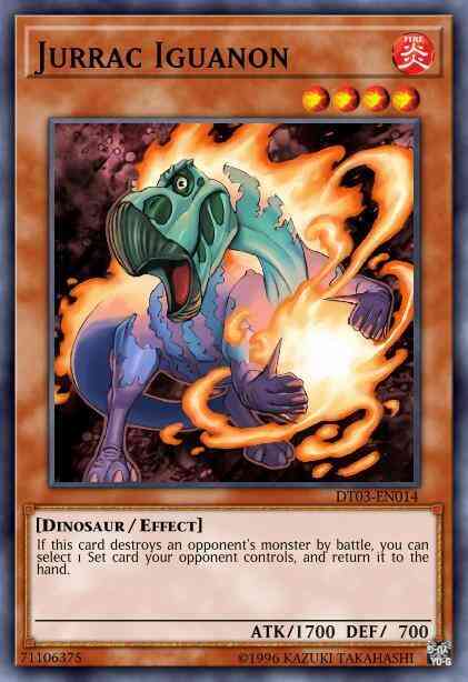Jurrac Iguanon - HA03-EN007 - Super Rare - 1st Edition