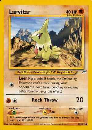 Larvitar - 70/105 - Common - Unlimited [neo4U-70] [Non-Holo]