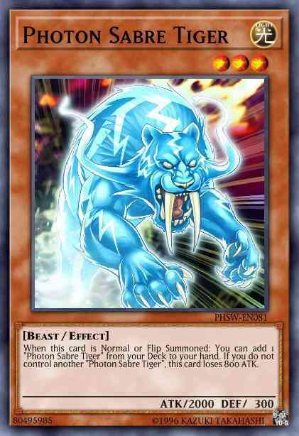 Photon Sabre Tiger - PHSW-EN081 - Super Rare - 1st Edition