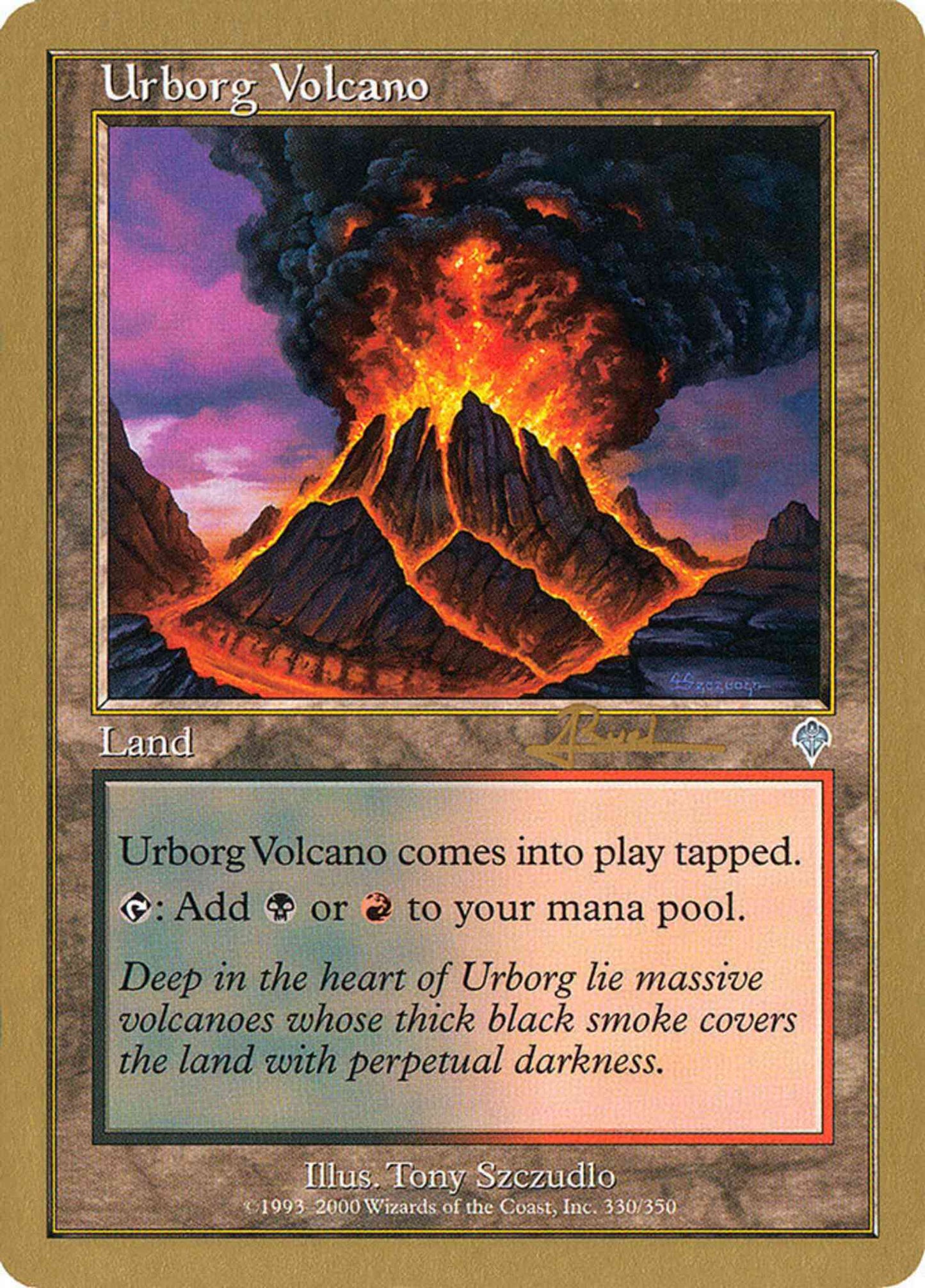 Urborg Volcano [ar330] [Antoine Ruel] [World Championship Decks 2001] [Non-Foil]