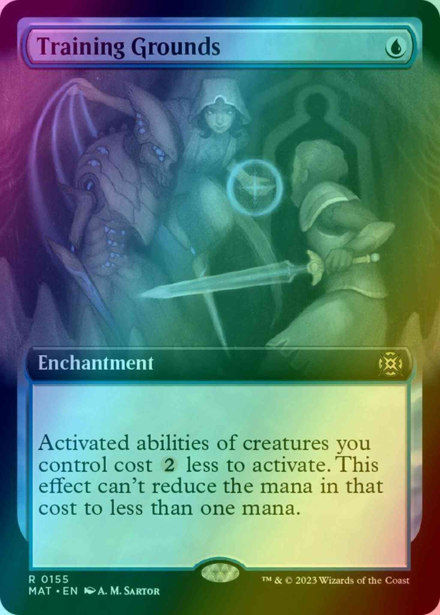 Training Grounds [155] [Extended Art] [March of the Machine: The Aftermath] [Foil]