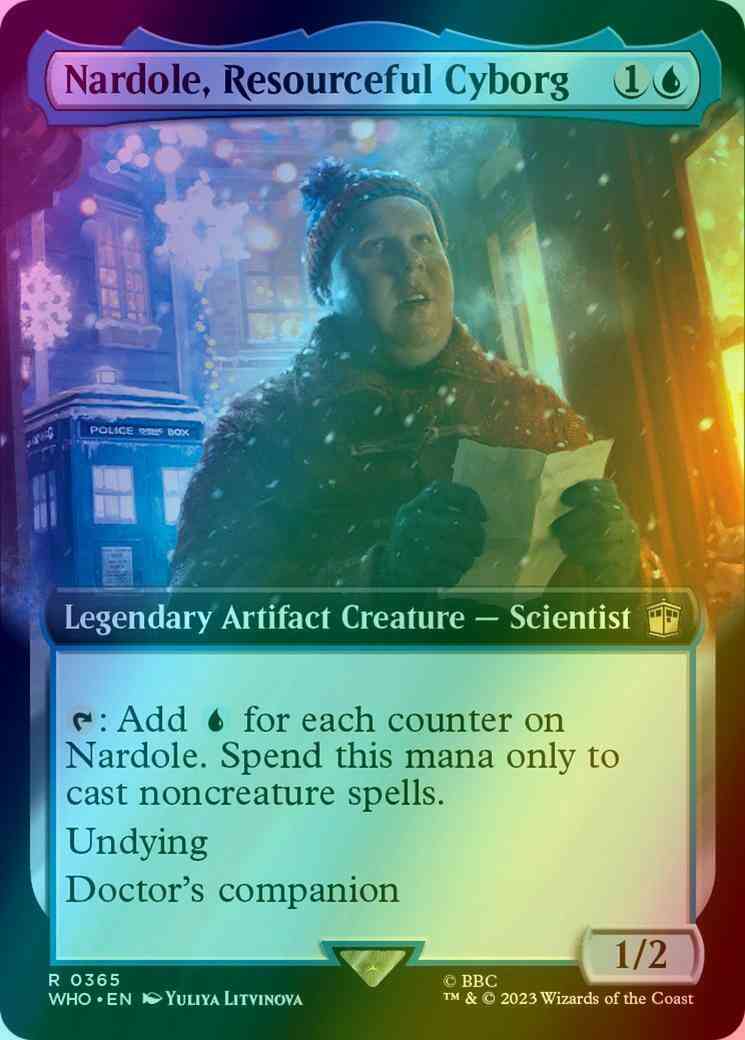 Nardole, Resourceful Cyborg [365] [Extended Art] [Universes Beyond: Doctor Who] [Foil]