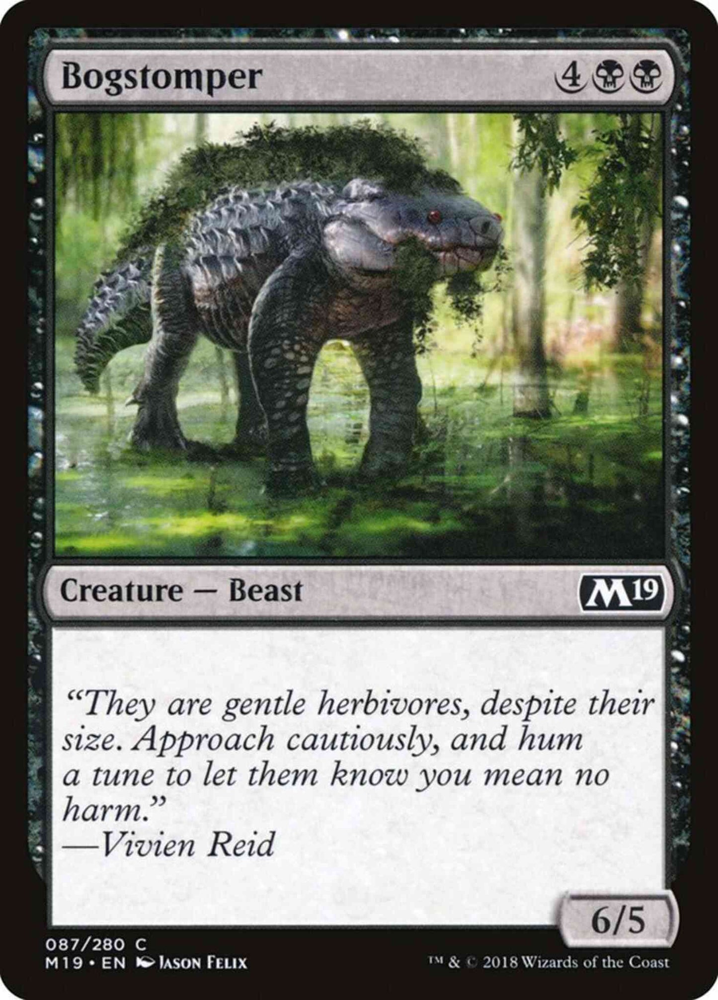 Bogstomper [87] [Core Set 2019] [Non-Foil]