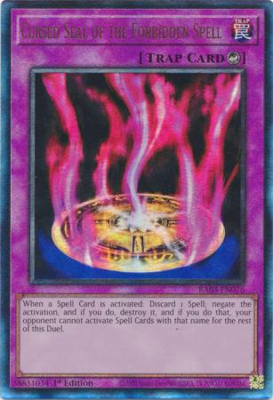 Cursed Seal of the Forbidden Spell - RA03-EN076 - Prismatic Ultimate Rare - 1st Edition
