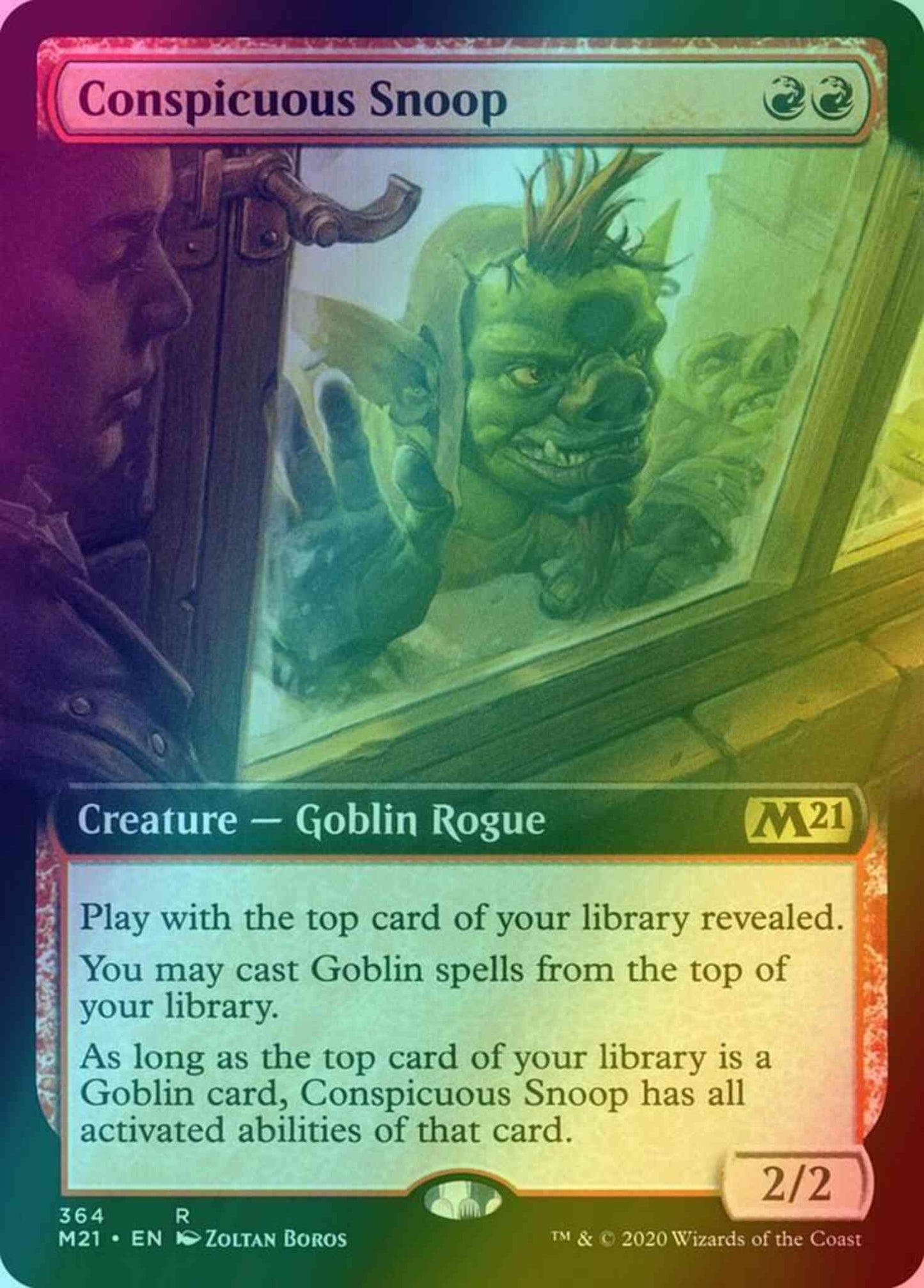 Conspicuous Snoop [364] [Extended Art] [Core Set 2021] [Foil]
