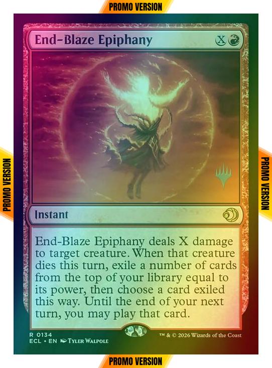 End-Blaze Epiphany [134p] [Promo Pack] [Lorwyn Eclipsed: Promos] [Foil]