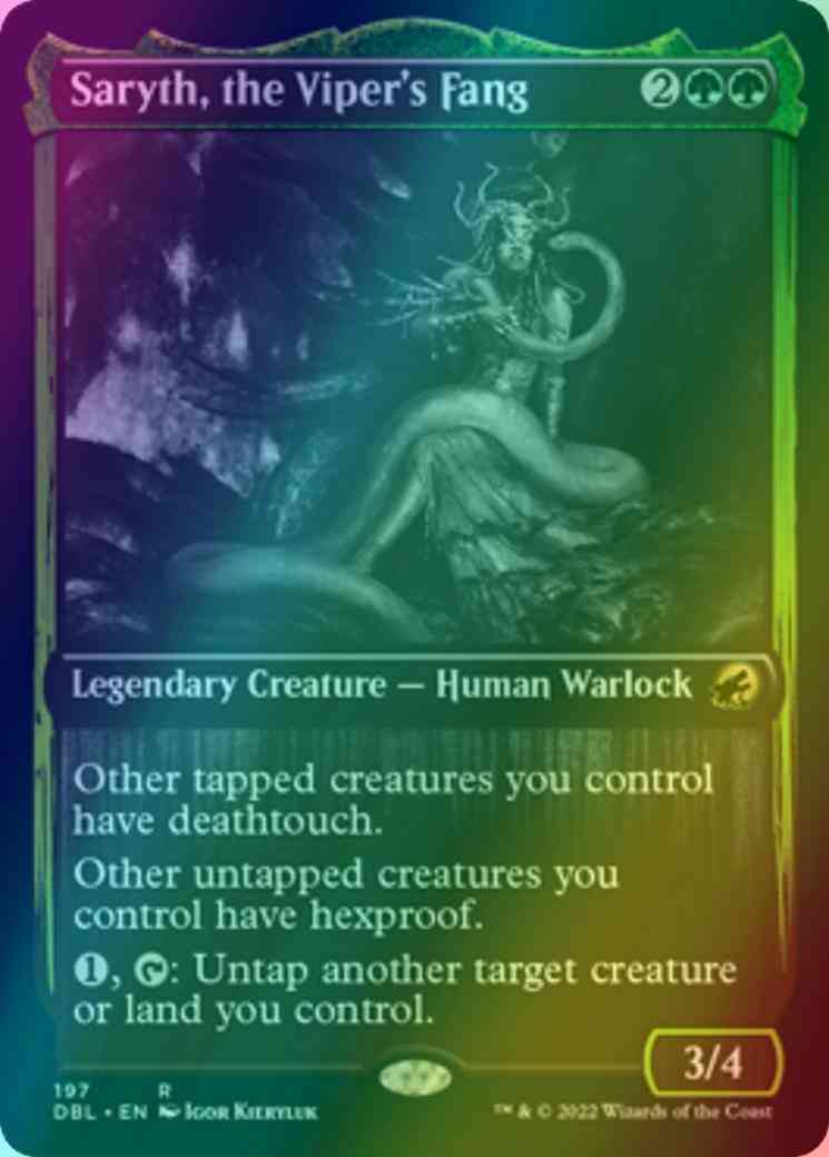 Saryth, the Viper's Fang [197] [Innistrad: Double Feature] [Foil]