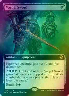 Vorpal Sword [377] [Extended Art] [Adventures in the Forgotten Realms] [Foil]