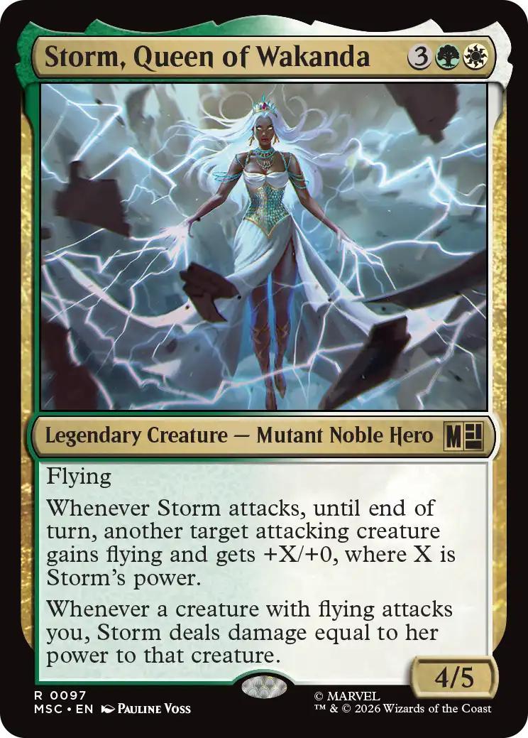 Storm, Queen of Wakanda [97] [Marvel Super Heroes: Commander] [Non-Foil]