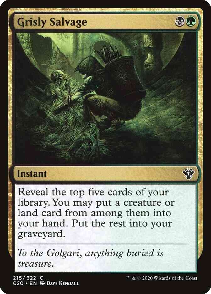 Grisly Salvage [215] [Commander 2020] [Non-Foil]
