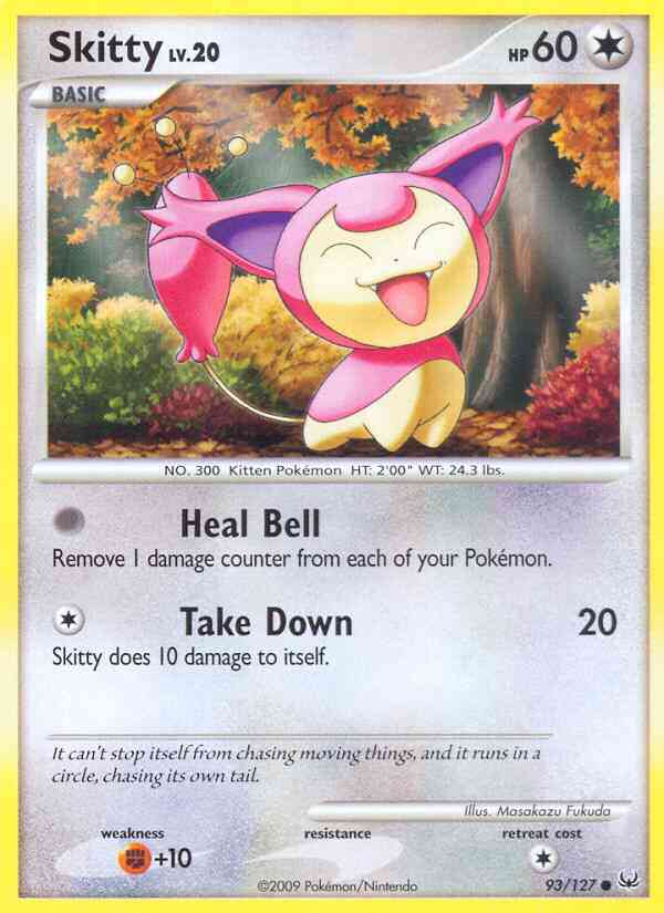 Skitty - 93/127 - Common [pl1-93] [Non-Holo]