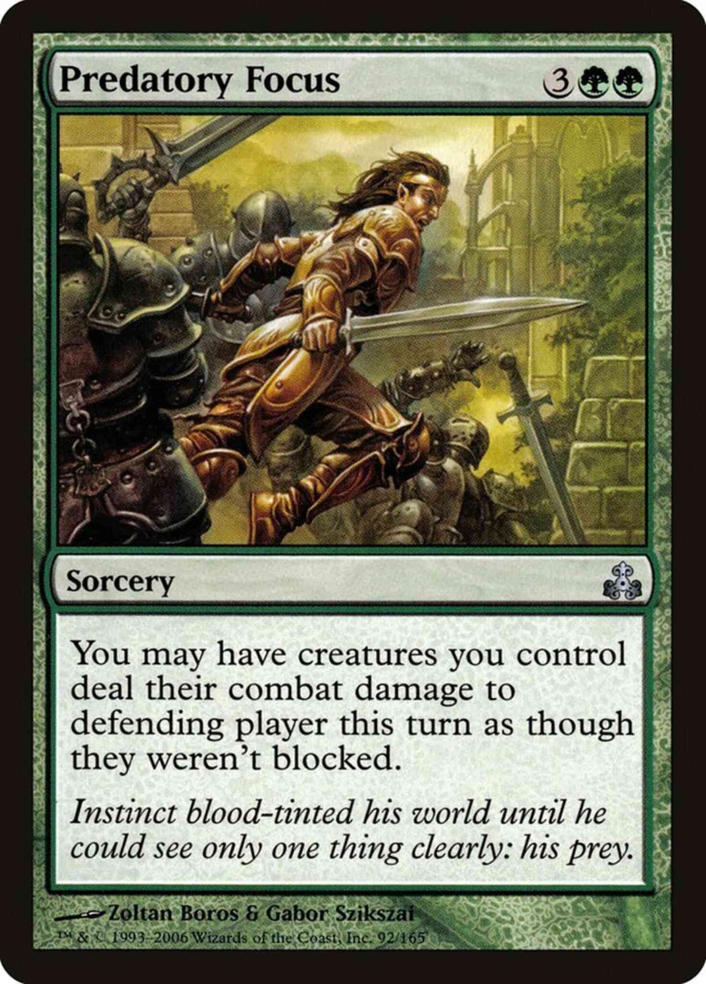 Predatory Focus [92] [Guildpact] [Non-Foil]