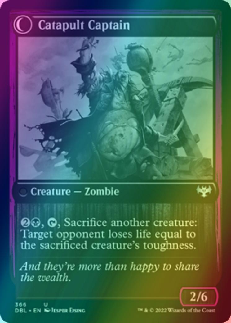 Catapult Fodder // Catapult Captain [366] [Innistrad: Double Feature] [Foil]