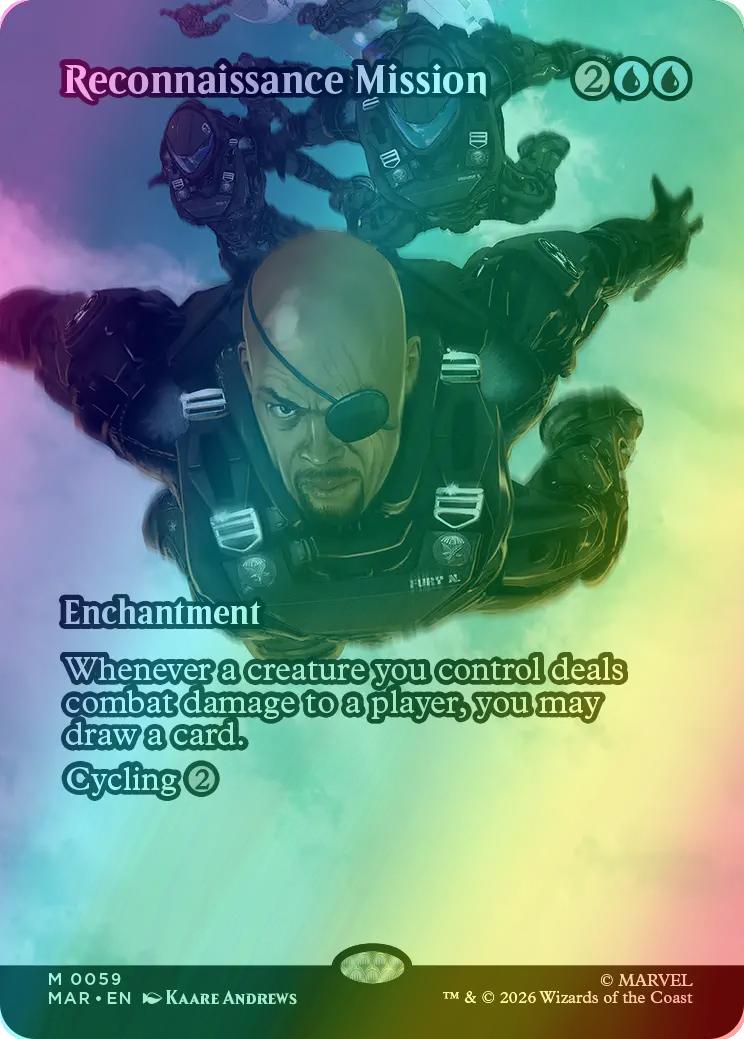 Reconnaissance Mission [59] [Borderless] [Source Material] [Marvel Universe] [Foil]