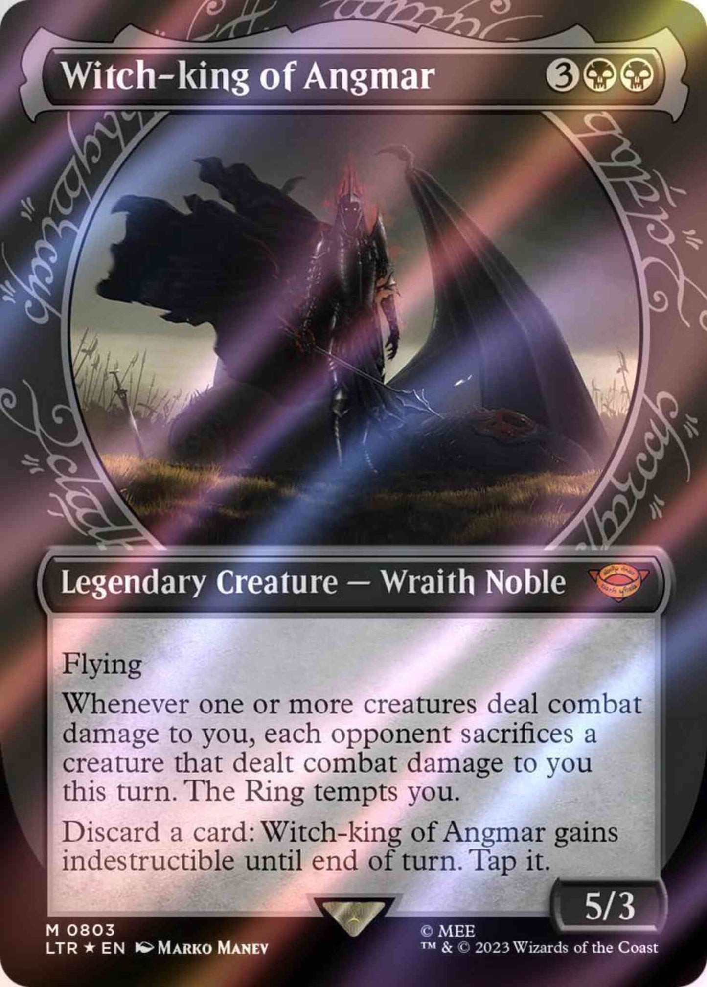Witch-king of Angmar [803] [Ring Showcase] [The Lord of the Rings: Tales of Middle-earth] [Surge Foil]