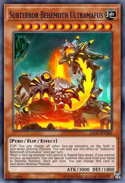 Subterror Behemoth Ultramafus - INOV-EN084 - Ultra Rare - Unlimited