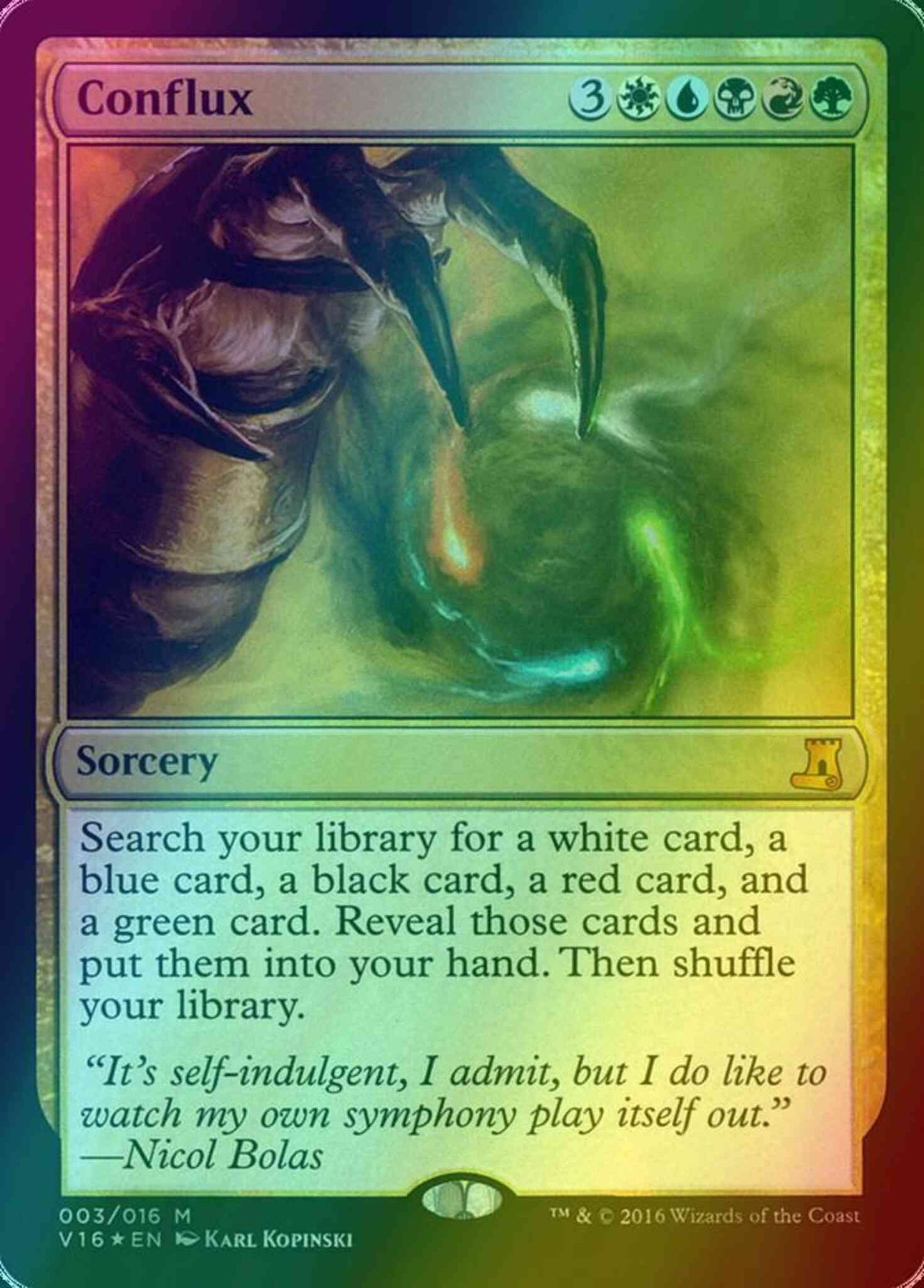 Conflux [3] [From the Vault: Lore] [Foil]