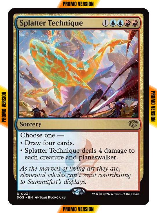Splatter Technique [231p] [Promo Pack] [Secrets of Strixhaven Promos] [Non-Foil]