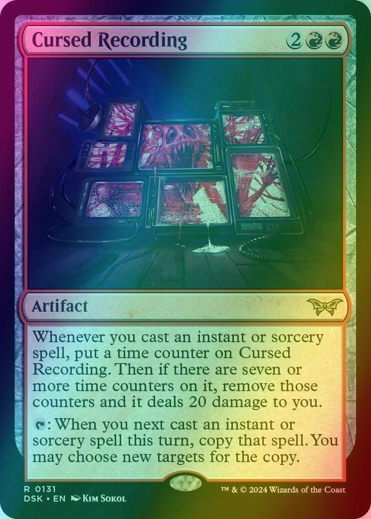 Cursed Recording [131] [Duskmourn: House of Horror] [Foil]
