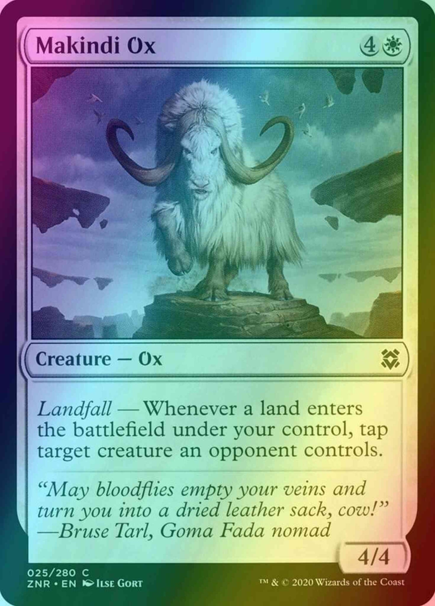 Makindi Ox [25] [Zendikar Rising] [Foil]