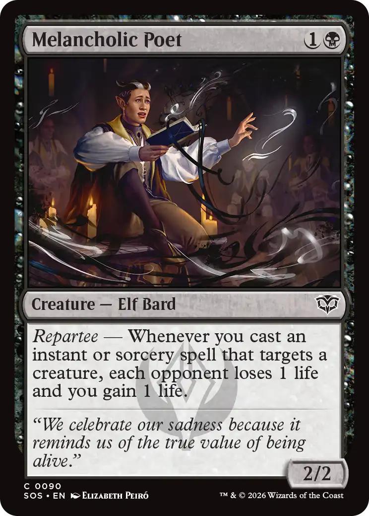 Melancholic Poet [90] [Secrets of Strixhaven] [Non-Foil]
