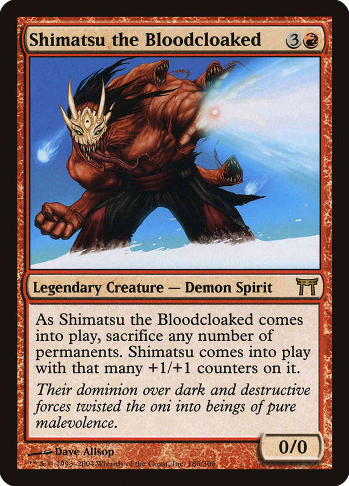 Shimatsu the Bloodcloaked [186] [Champions of Kamigawa] [Non-Foil]