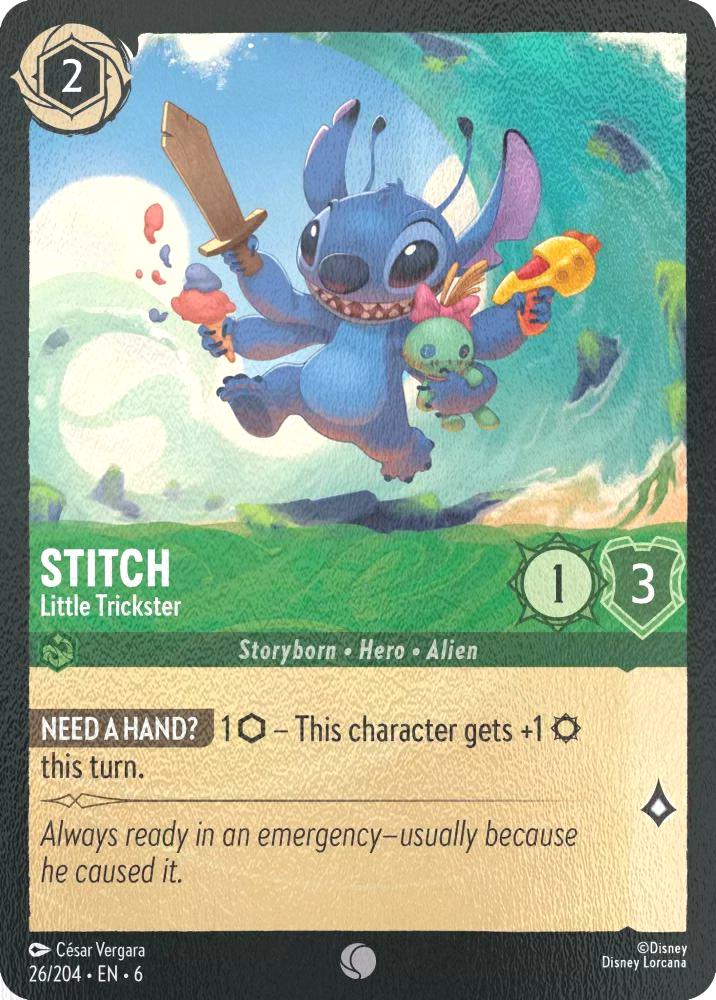 Stitch - Little Trickster - 26/204 [Azurite Sea] [Cold Foil]