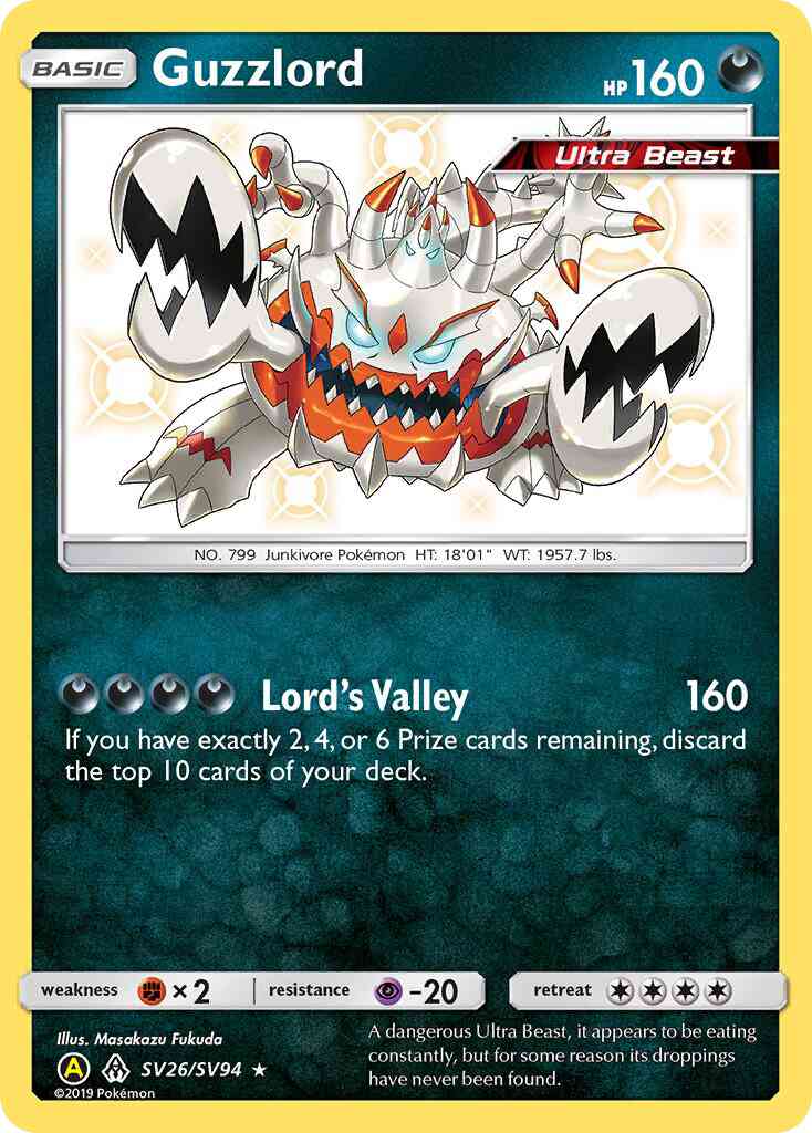 Guzzlord - SV26/SV94 - Rare Holo [sma-SV26] [Holo]