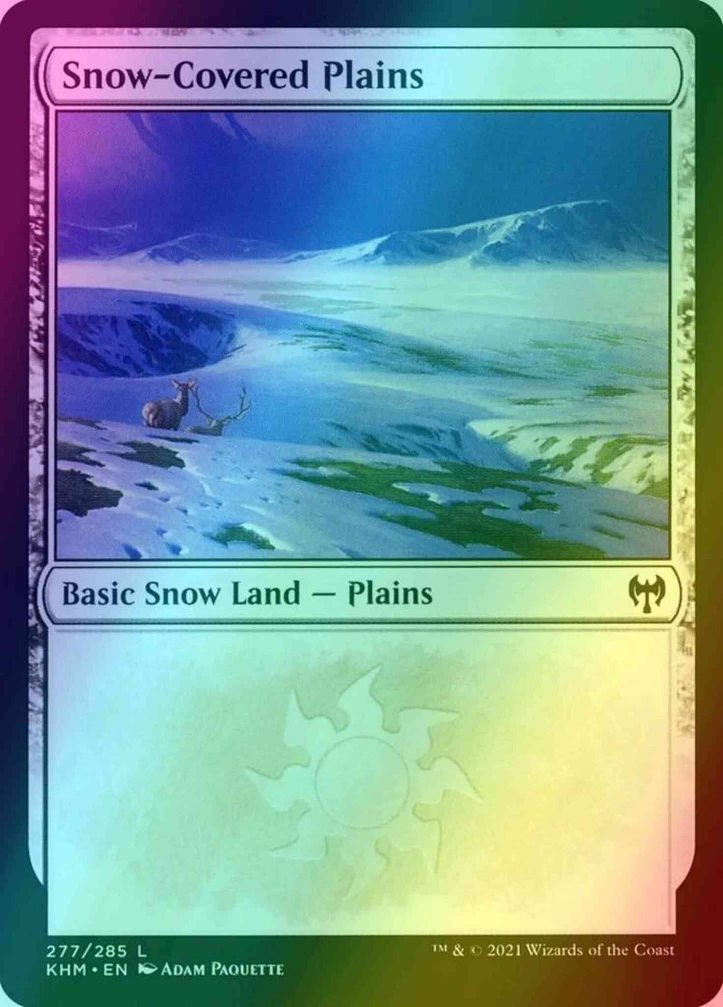 Snow-Covered Plains [277] [Kaldheim] [Foil]