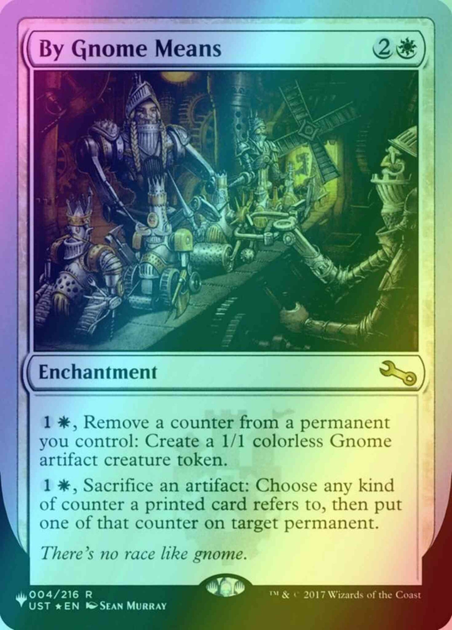 By Gnome Means [1] [UST Set Symbol] [The List: Unfinity Foil Edition] [Foil]