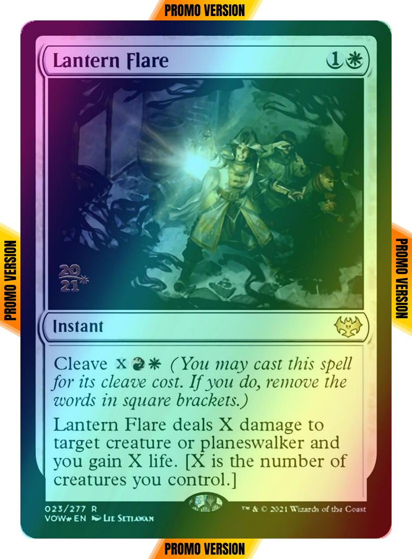 Lantern Flare [Prerelease] [23s] [Innistrad: Crimson Vow: Promos] [Foil]