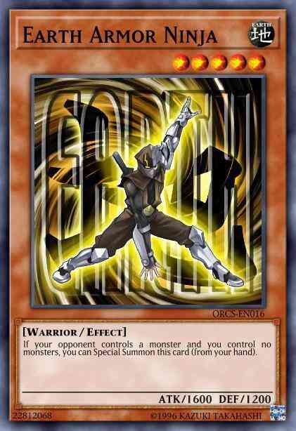 Earth Armor Ninja - SP13-EN018 - Starfoil Rare - 1st Edition