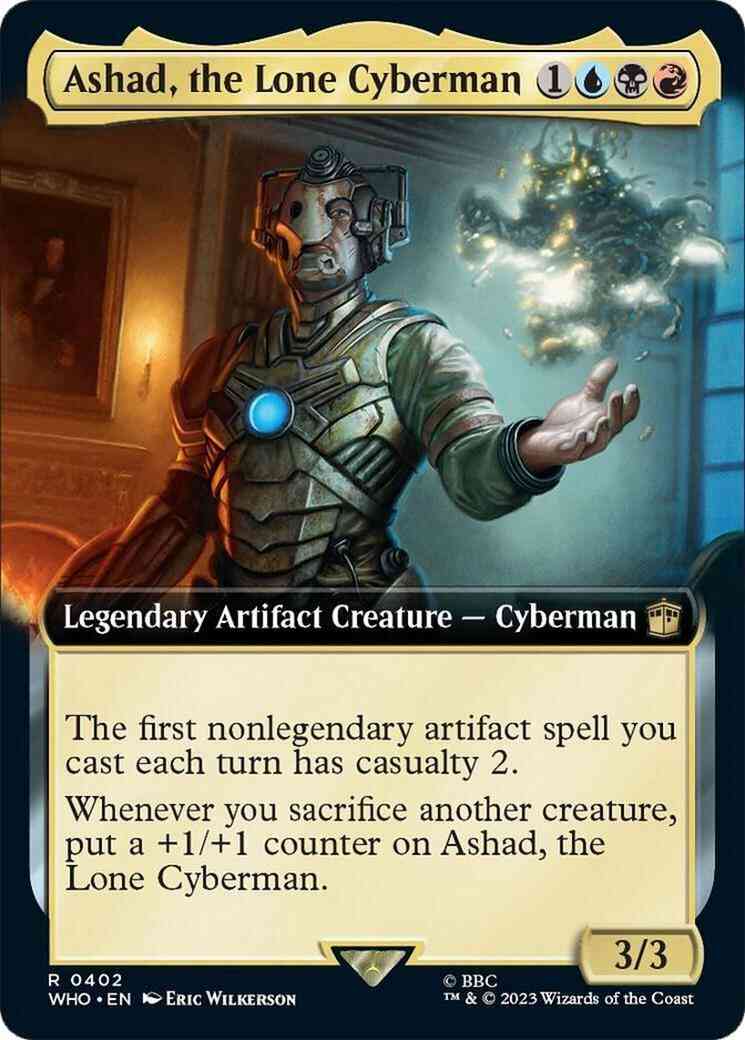 Ashad, the Lone Cyberman [402] [Extended Art] [Universes Beyond: Doctor Who] [Non-Foil]